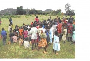 Children at the Bagamoyo camp